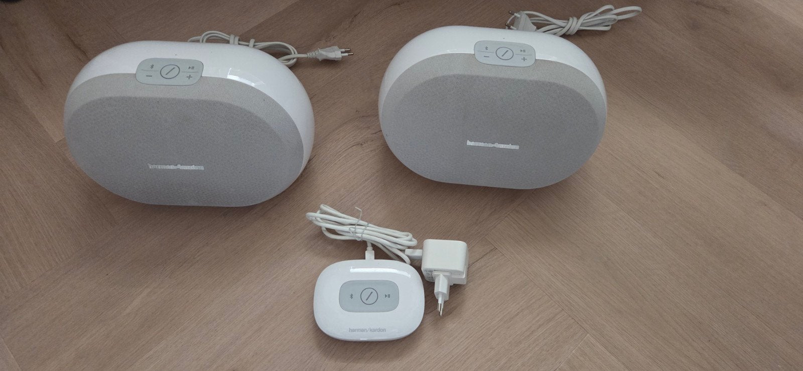 2 Harman Kardon Omni 20 speakers met adapt, Ophalen, Stereo speakers, Gebruikt, WiFi