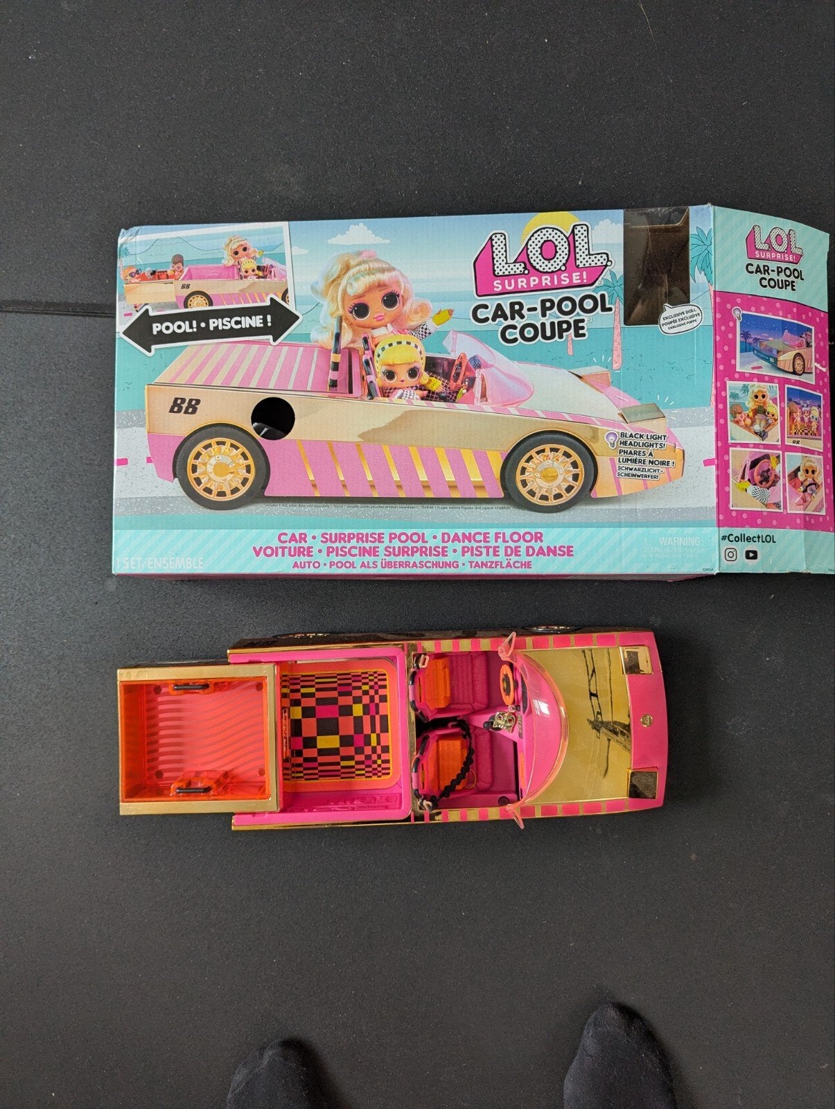 L.O.L. Surprise! Car-Pool Coupe met verrassingszwembad, Ophalen of Verzenden, Zo goed als nieuw