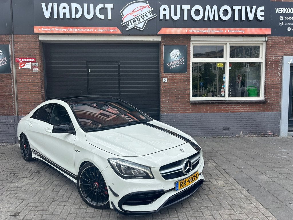 Mercedes-Benz CLA-klasse AMG 45 4MATIC Schaal AeroDynamic Me, Auto's, Mercedes-Benz, Automaat, CLA, Gebruikt, 4 cilinders