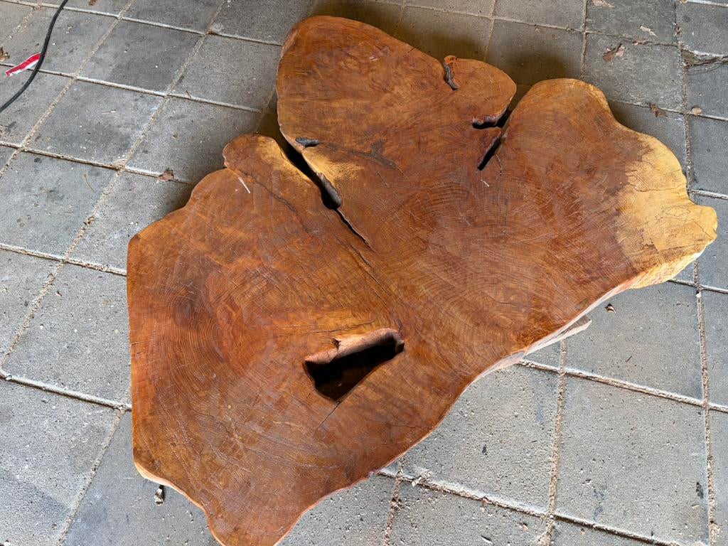 Vlakke Boom schijf, Doe-het-zelf en Verbouw, Hout en Planken, Ophalen, Minder dan 25 mm, Zo goed als nieuw, Plank