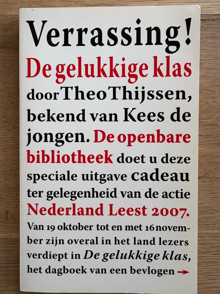 Verrassing! De gelukkige klas door Theo Thijssen, Boeken, Boekenweekgeschenken, Ophalen of Verzenden, Zo goed als nieuw