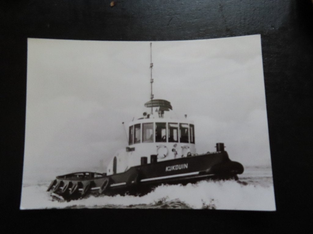 ansichtkaart sleepboot "Kijkduin" Smit & co, Verzamelen, Scheepvaart, Ophalen of Verzenden, Gebruikt, Motorboot, Kaart, Foto of Prent