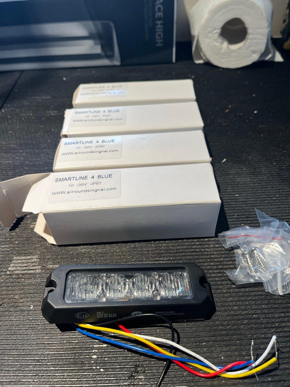 Smartline 4 Blue LED flitsers 10-30V IP67, Ophalen of Verzenden, Nieuw, Universele onderdelen