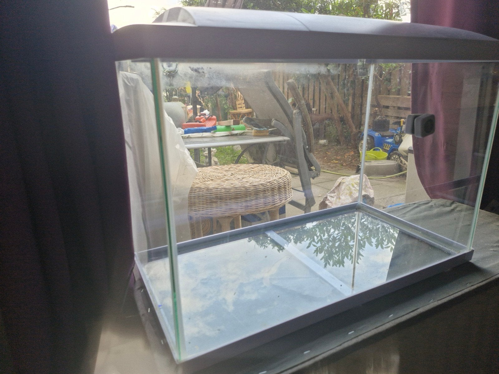 Aquarium 60 liter met toebehoren, Ophalen, Leeg aquarium