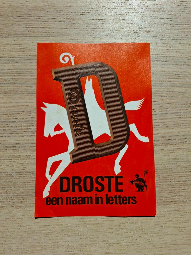 Droste bestelbon chocoladeletter, Sinterklaas/Sint, Ophalen of Verzenden, Zo goed als nieuw, Overige typen