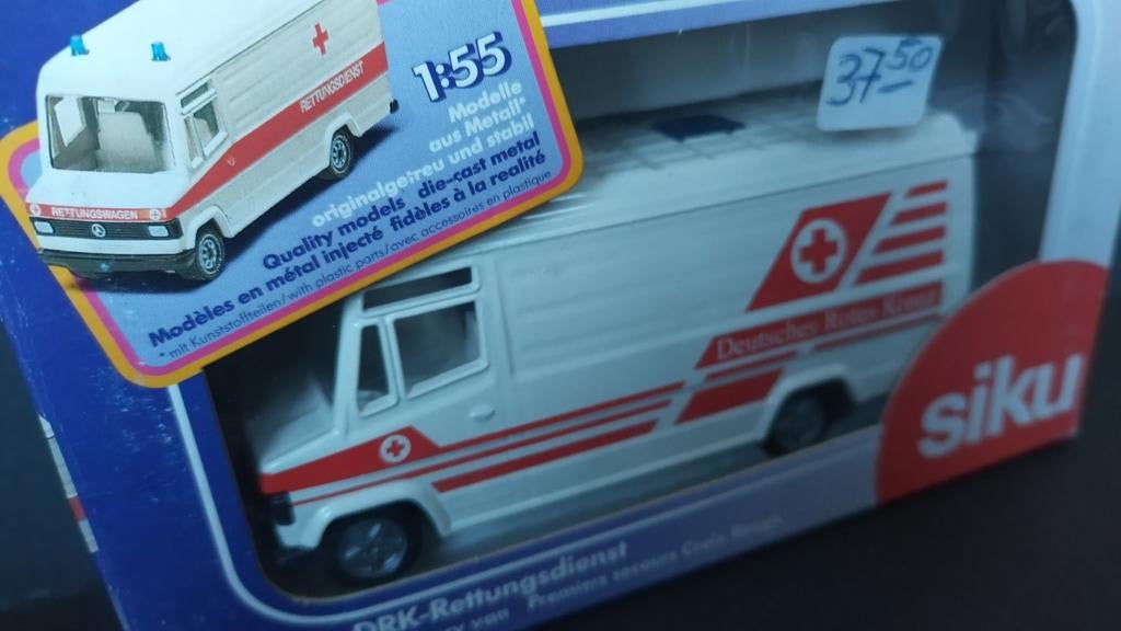 Mercedes Benz 809 D Deutsches Rotes Kreuz 1:55 Siku Pol, Schlittenbacherstrasse 60 Lüdenscheid Germany, Auto, Verzenden, Nieuw
