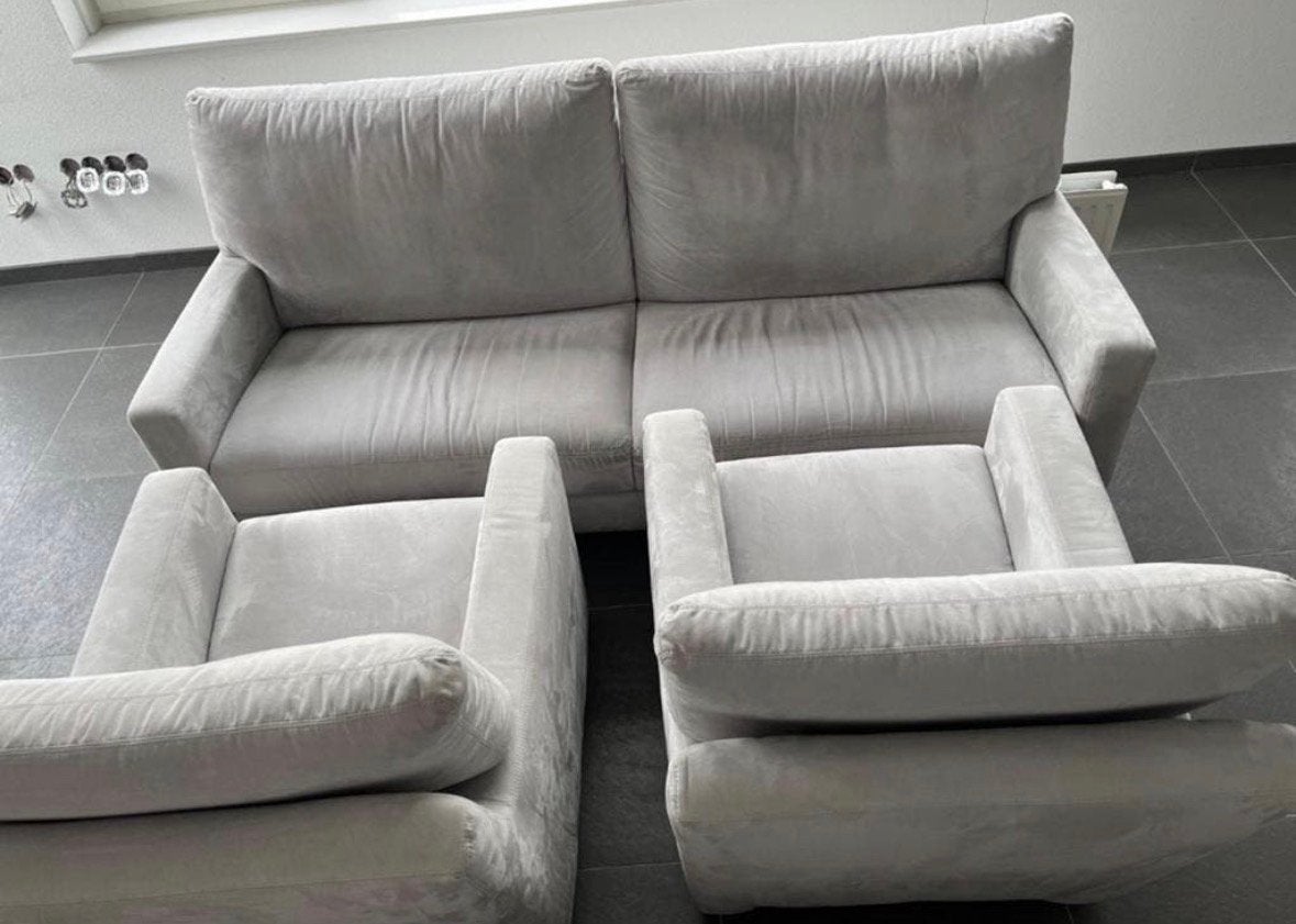 Bank en 2 stoelen, Ophalen, Zo goed als nieuw