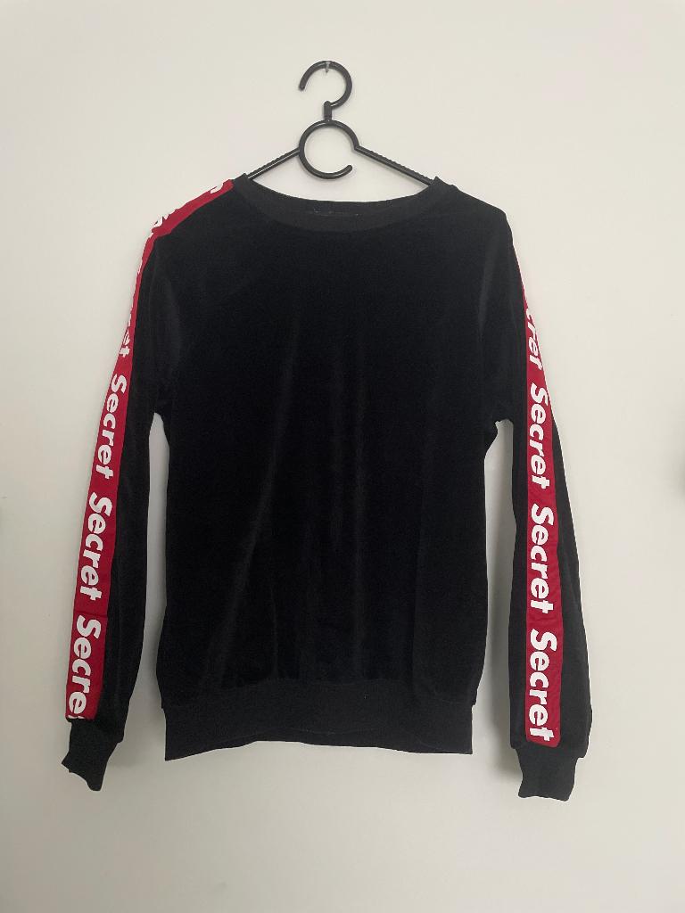 FB Sister velvet fluwelen trui secret rood zwart - maat XS, Ophalen of Verzenden, Zo goed als nieuw, Maat 34 (XS) of kleiner, Rood