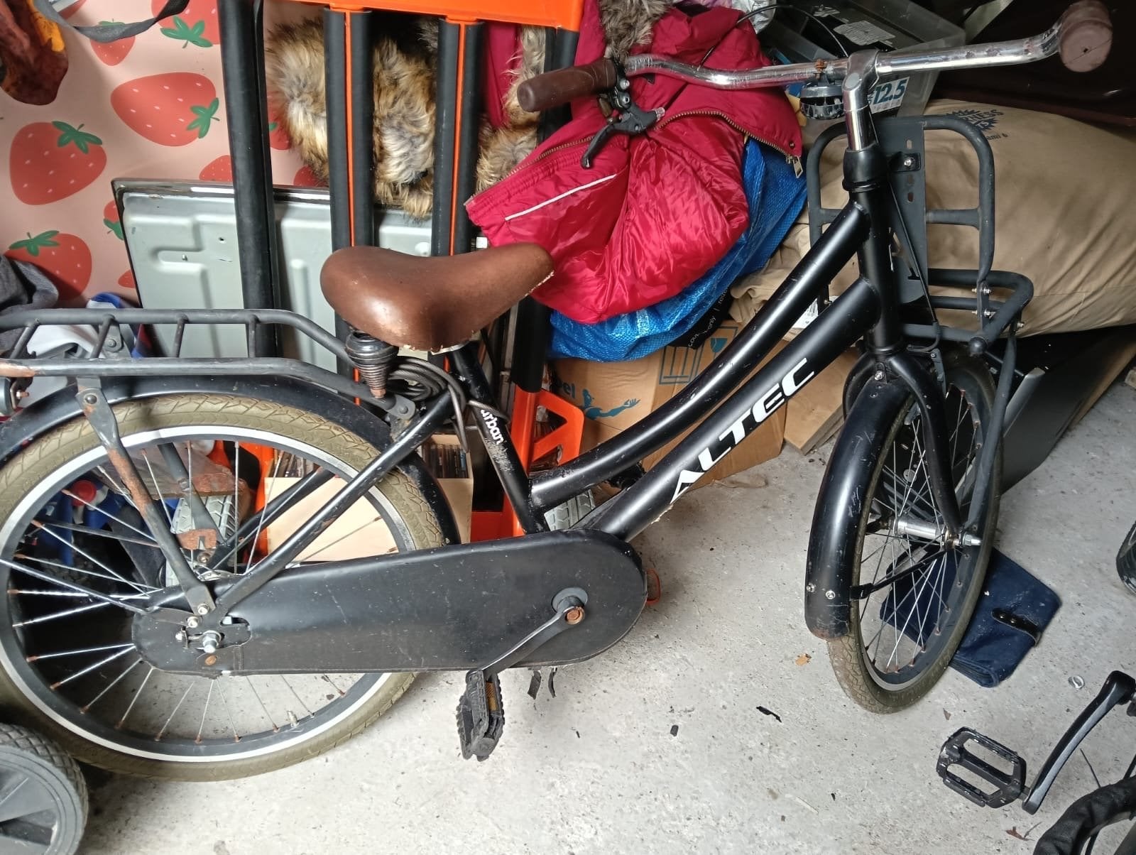 Altec Urban Transportfiets - Zwart, Gebruikt, Ophalen, Gebruikt, 22 inch, Versnellingen