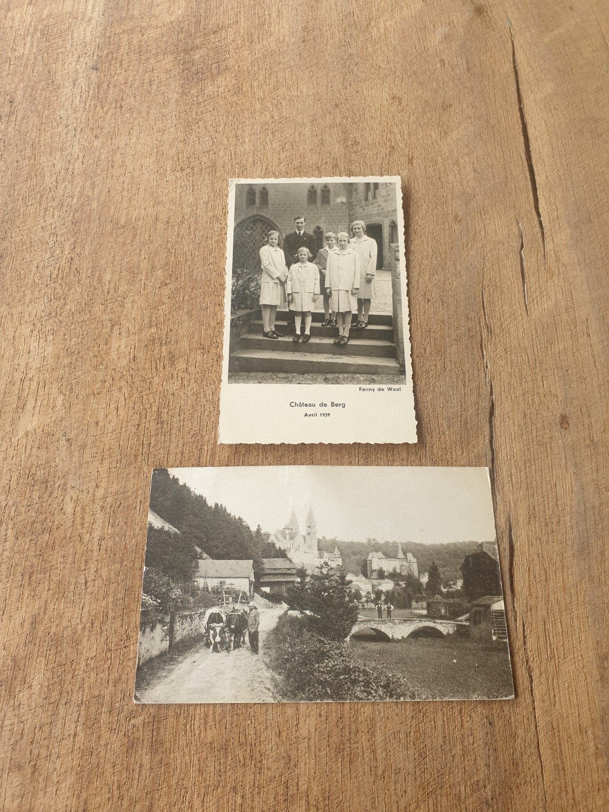 Oude Ansichtkaarten: Château de Berg & Landschap (1920-1940), Ophalen of Verzenden, 1920 tot 1940, Gelopen
