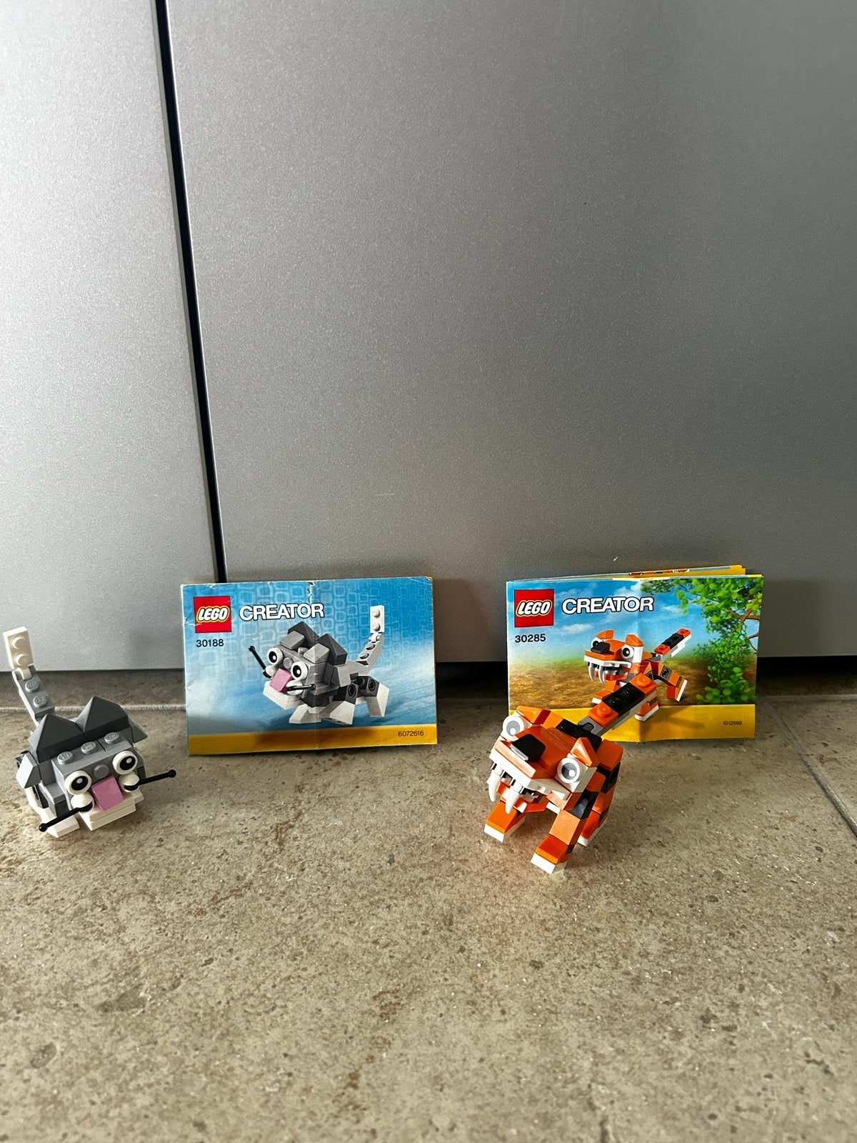 LEGO Creator 30285 Tijger en 30188 Kat, Gebruikt, Lego, Ophalen of Verzenden, Compleet