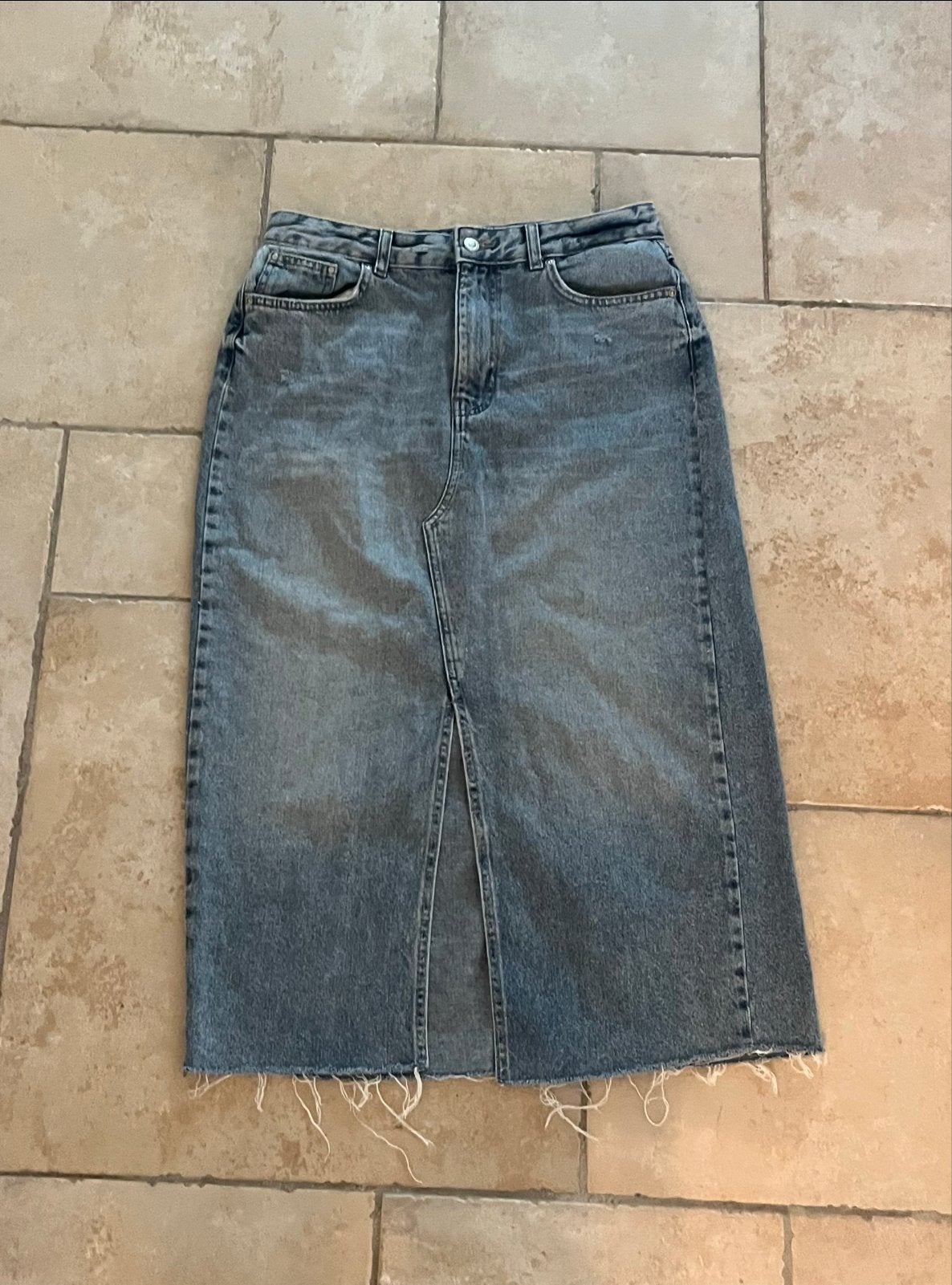 ONLY spijkerrok maat L, Blauw, Maat 42/44 (L), Ophalen of Verzenden, Zo goed als nieuw