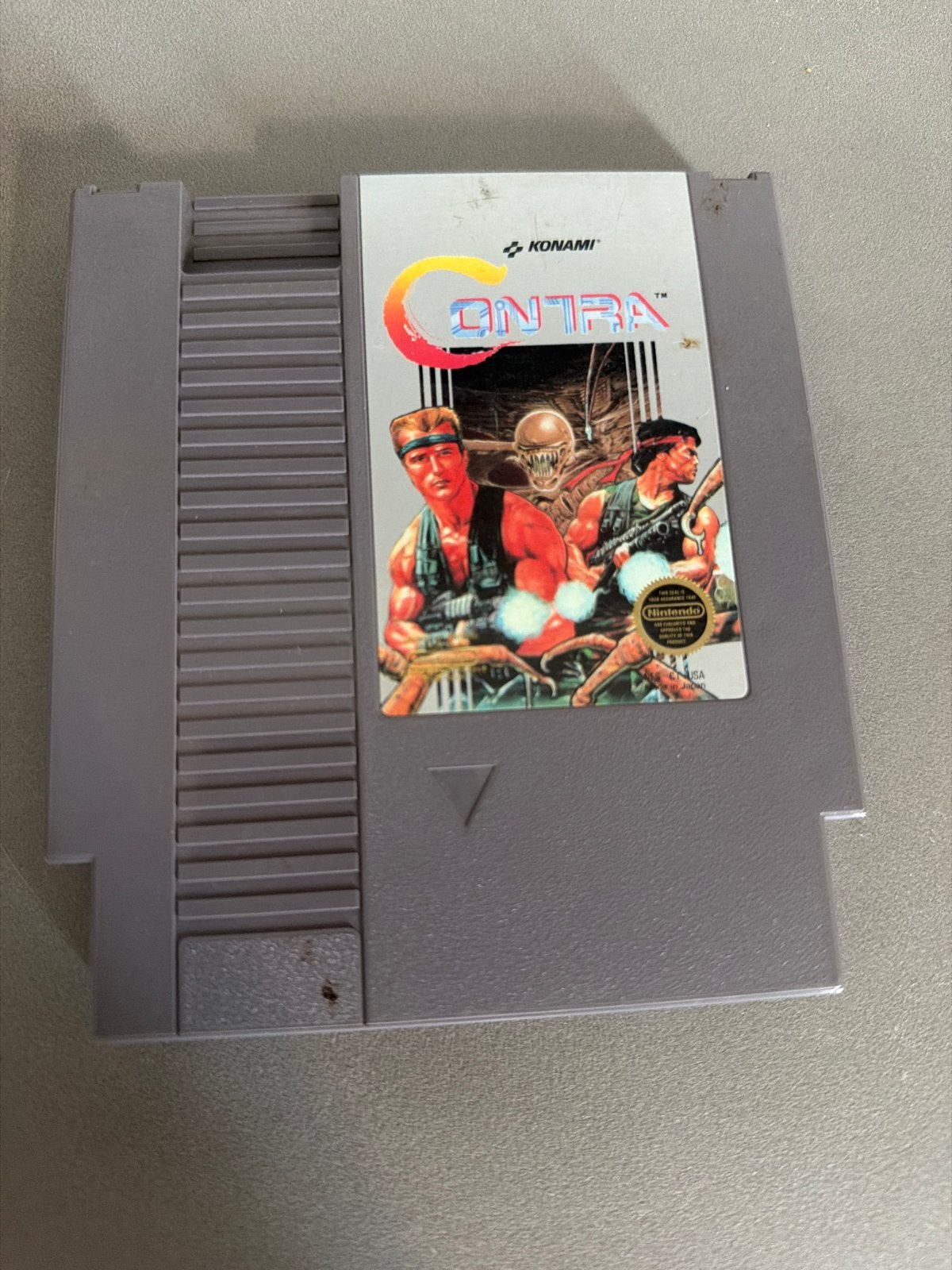 Contra NES Game Cartridge - Klassieke Actie Shooter, Spelcomputers en Games, Games | Nintendo NES, Gebruikt, Shooter, 2 spelers