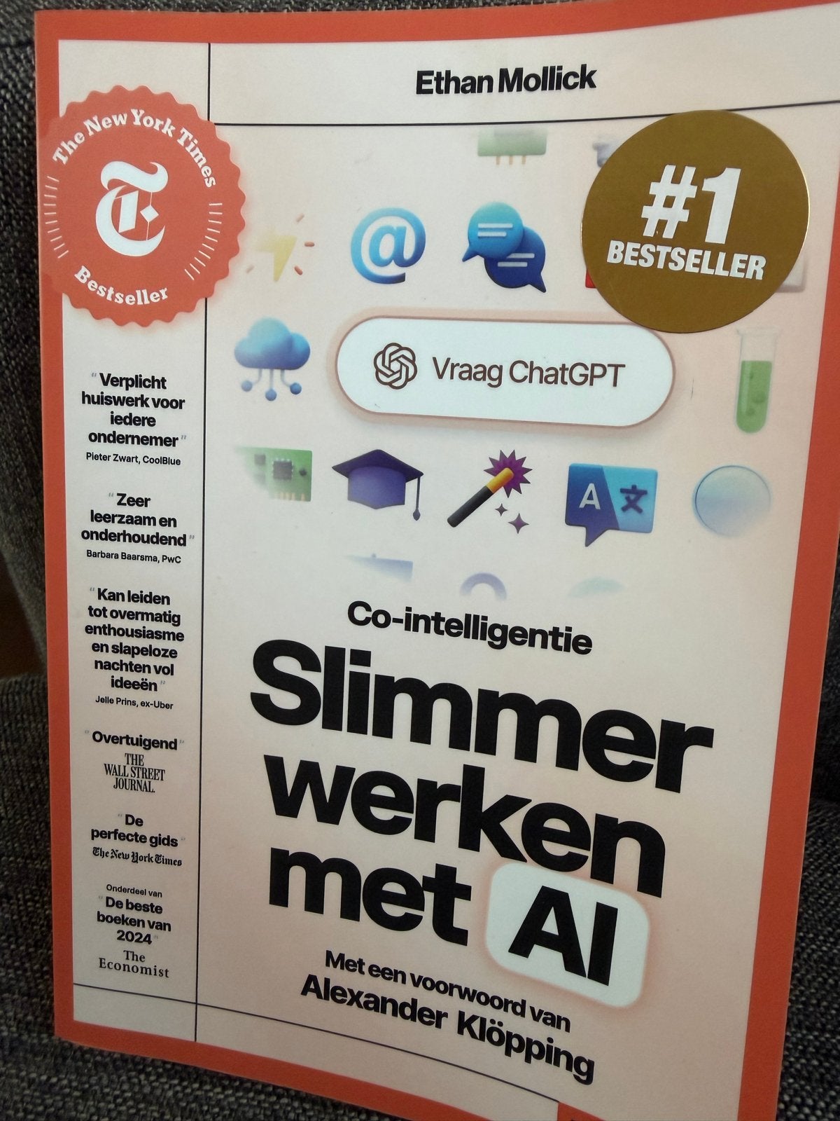 Slimmer werken met AI - Ethan Mollick (Co-intelligentie), Boeken, Informatica en Computer, Zo goed als nieuw, Programmeertaal of Theorie
