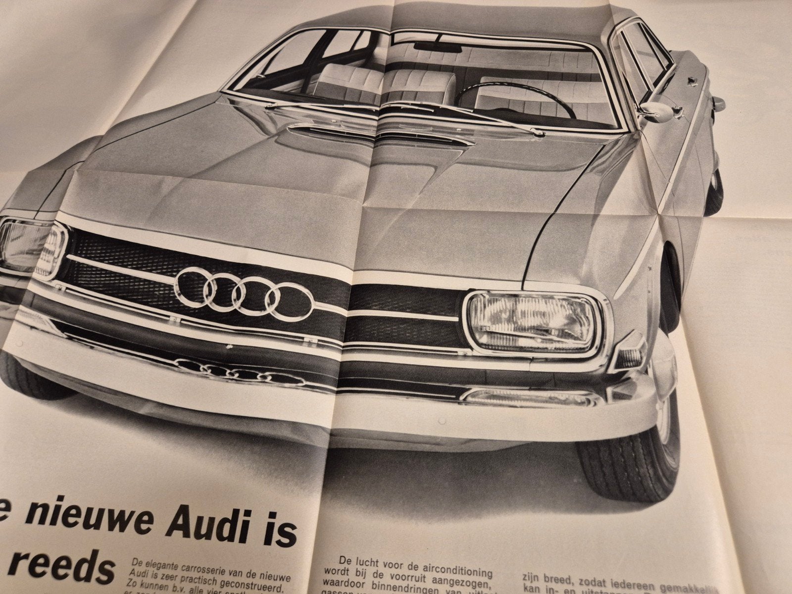 jaren 60 Audi viertakt motor folder Nederlands nieuwstaat, Boeken, Ophalen of Verzenden, Zo goed als nieuw, Audi