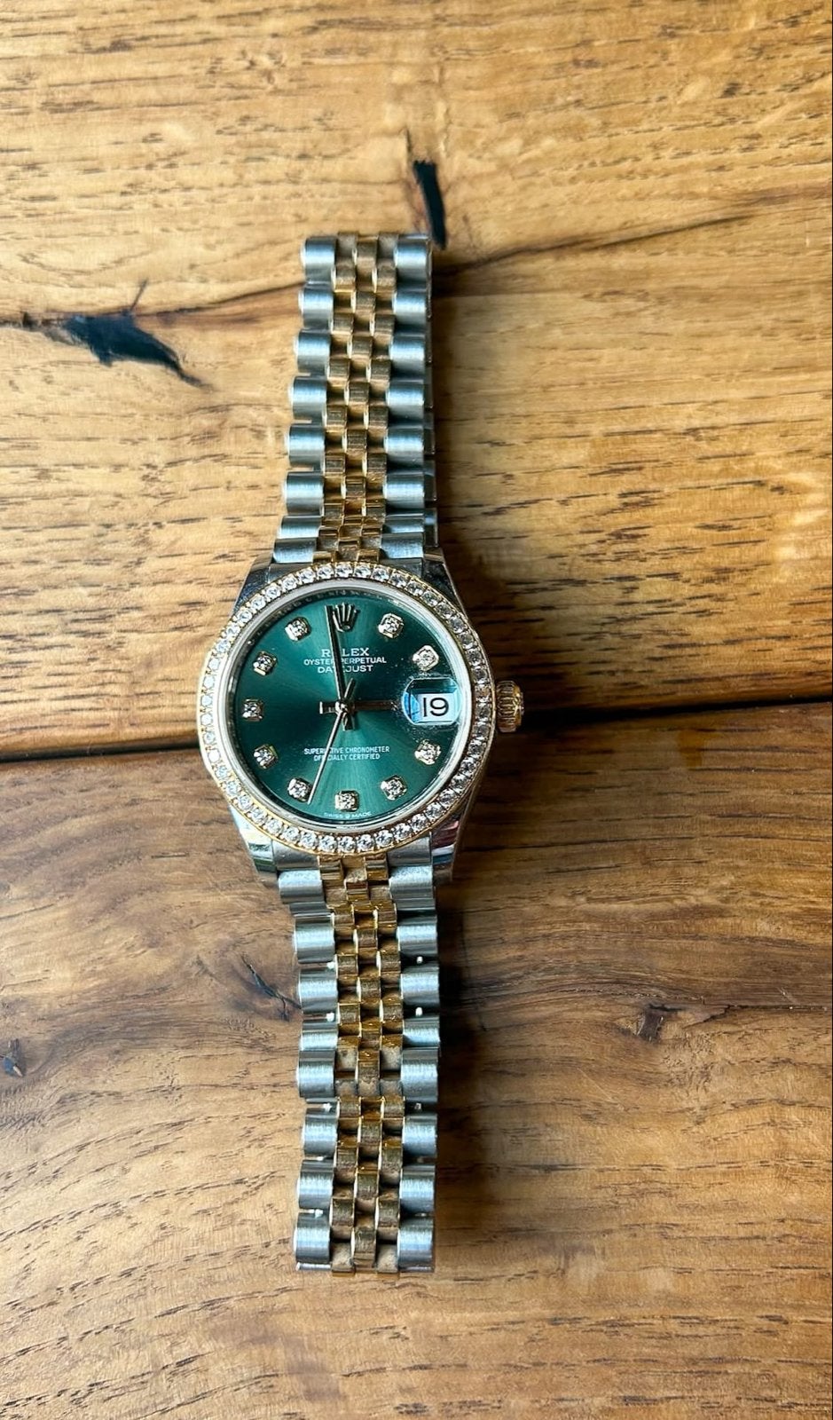 Rolex Datejust 278383RBR - Zo goed als nieuw, Sieraden, Tassen en Uiterlijk, Horloges | Dames, Ophalen, Staal, Rolex, Polshorloge