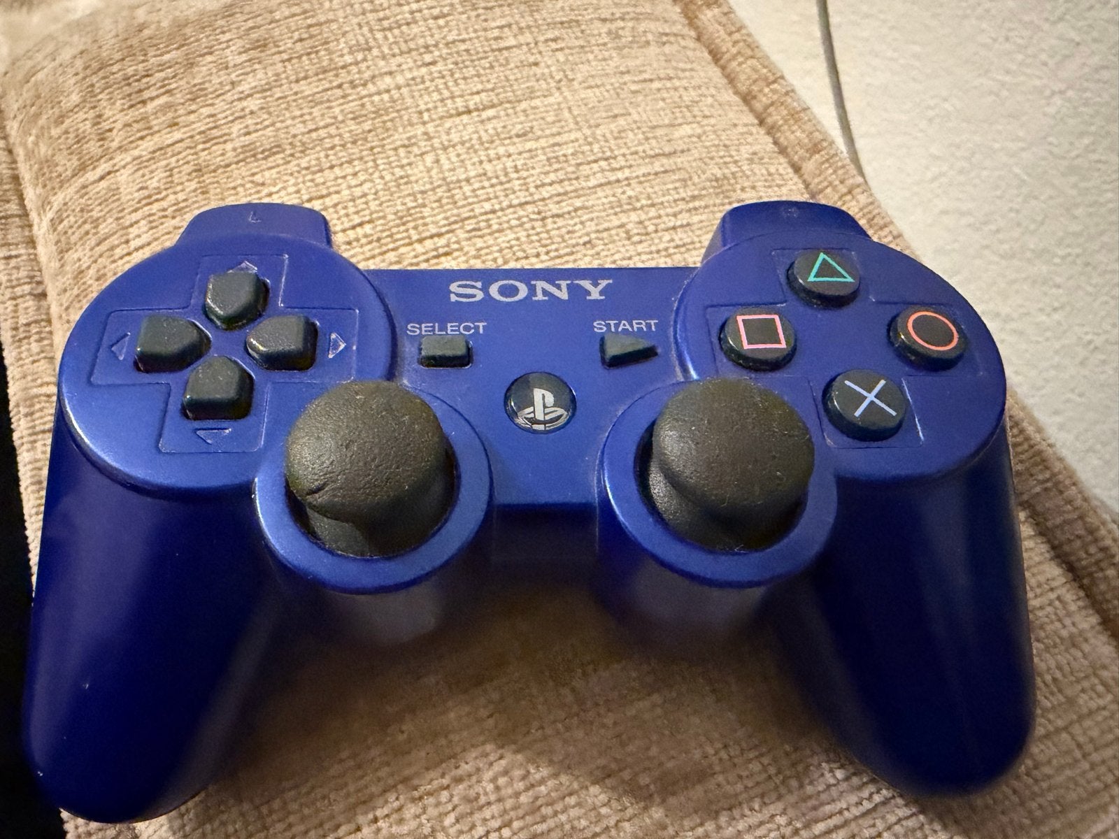 PlayStation 3 Controller - Blauw DualShock 3, Ophalen of Verzenden, Gebruikt