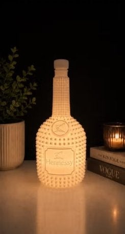 Hennessy fles LED lamp - Unieke sfeerverlichting, Ophalen of Verzenden, Nieuw, Lichtbak of (neon) lamp