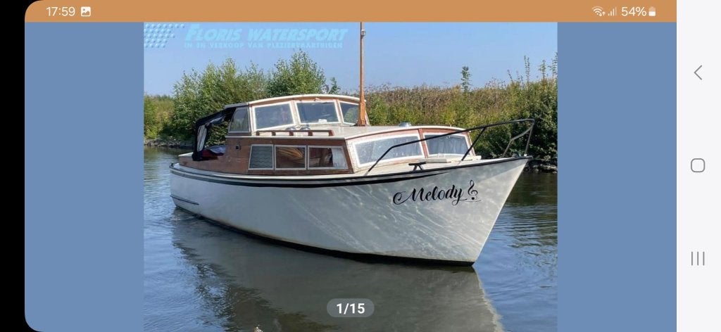 Motorjacht, Tak kruiser., 10 m, Gebruikt, 34 pk, Diesel