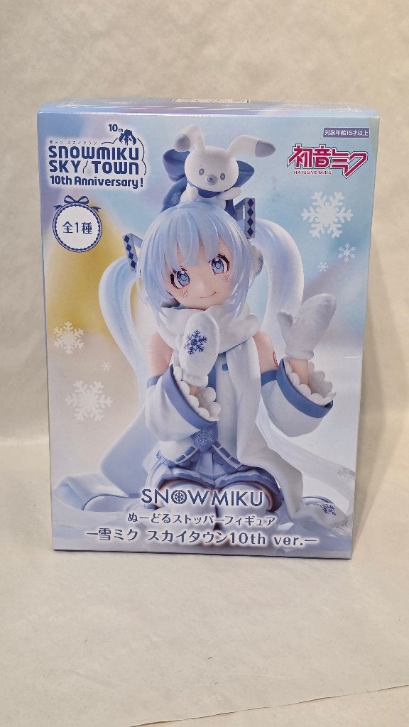 Hatsune Miku Noodle Stopper PVC Statue Snow Miku 10 cm, Verzenden, Nieuw, Info@heo.com, Heo