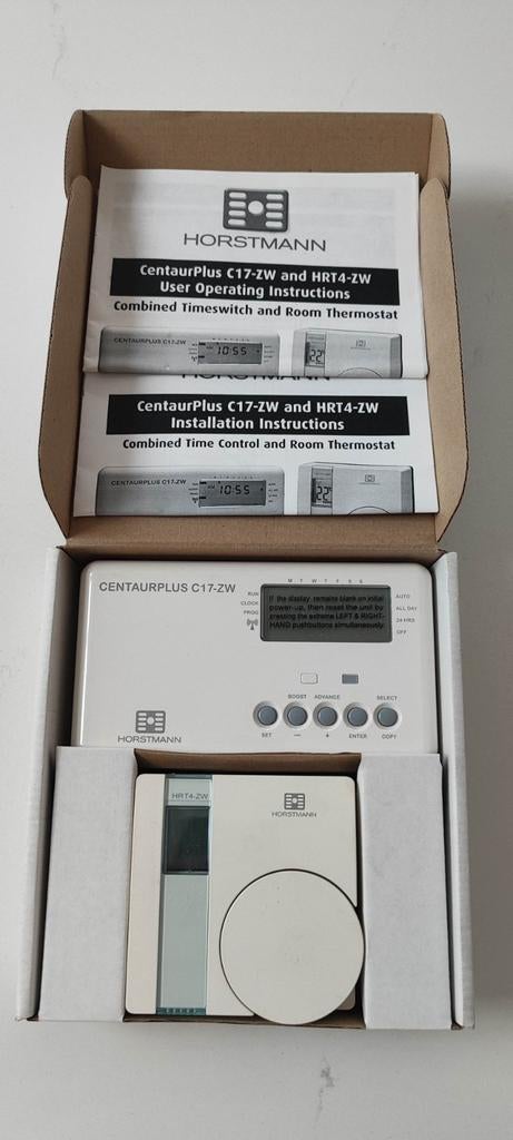Horstmann Centaurplus C17-ZW en HRT4-ZW thermostaat set, Ophalen