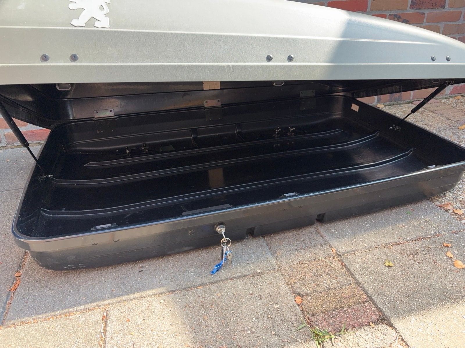 Dakkoffer met Thule Dakdragers (127x78x33x20 cm), Auto diversen, Dakkoffers, Ophalen, Gebruikt