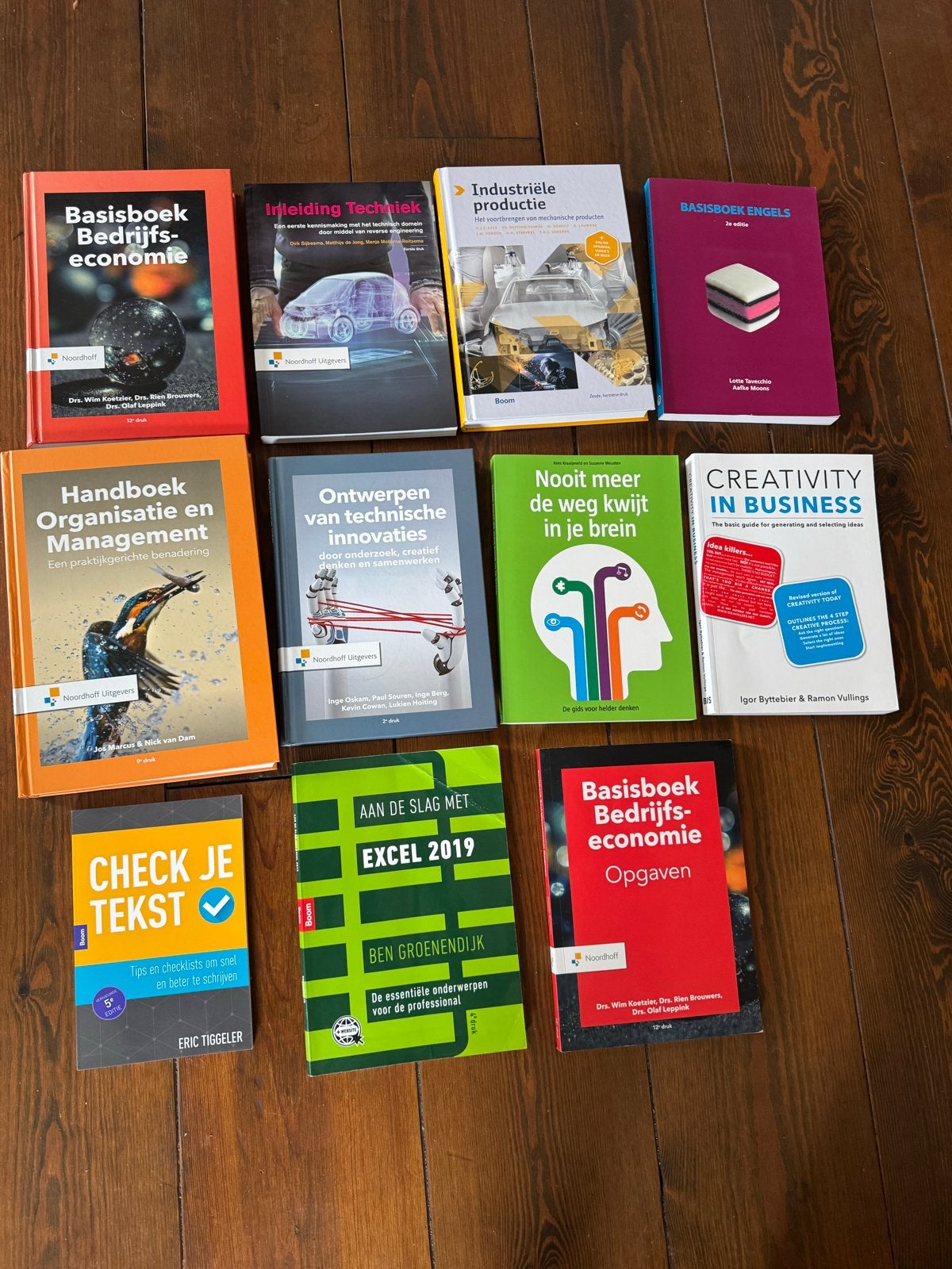 Diverse studieboeken HBO/WO: Technische bedrijfskunde, Ophalen of Verzenden, Gamma, Zo goed als nieuw, HBO