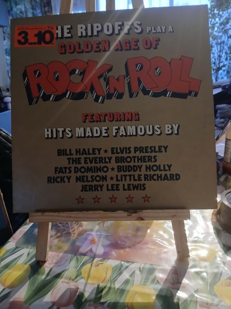The Ripoffs Play A Golden Age Of Rock 'n' Roll LP, Ophalen of Verzenden, Gebruikt, 12 inch