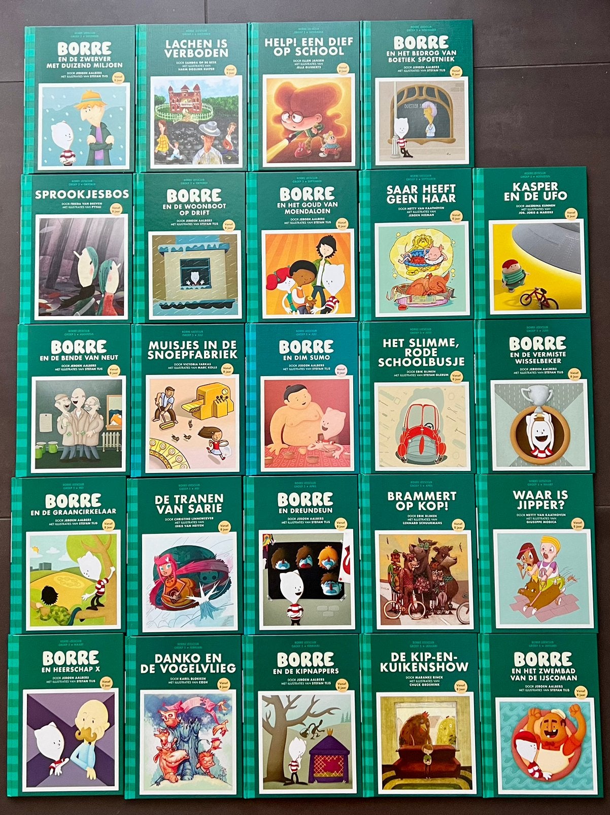 Borre boekjes groep 5, 24 stuks zgan, Ophalen of Verzenden, Zo goed als nieuw, Fictie algemeen