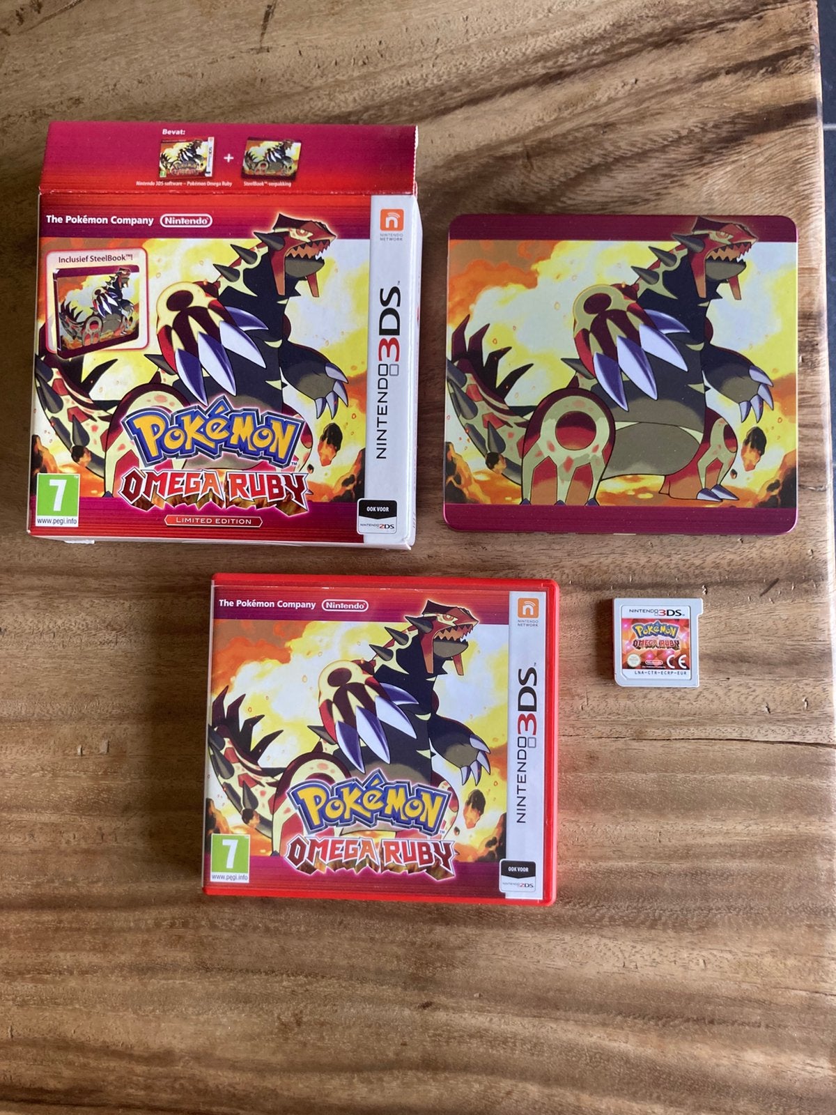 Pokémon Omega Ruby incl. Steel case 3ds, Avontuur en Actie, 1 speler, Ophalen of Verzenden, Zo goed als nieuw