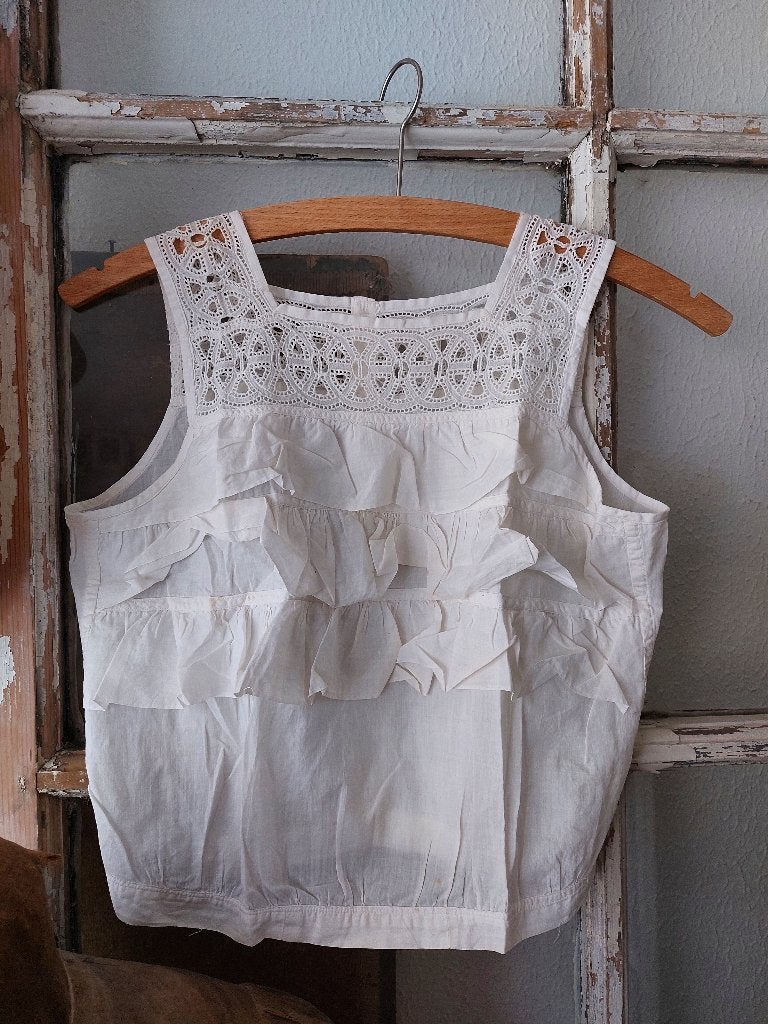 corset cover bust enhancer improver hempje 1900 oud, Ophalen of Verzenden