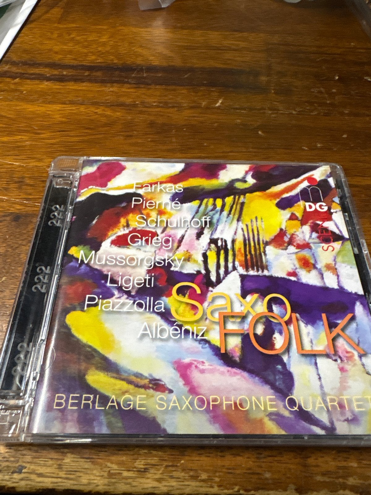 SaxoFOLK - Berlage Saxophone Quartet SACD, Ophalen of Verzenden, Modernisme tot heden, Zo goed als nieuw, Kamermuziek