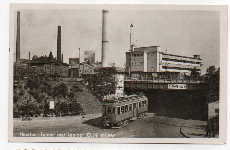 Heerlen Tunnel met kantoor ON mijnen tram 1948, Ophalen, 1940 tot 1960, Gelopen, Limburg