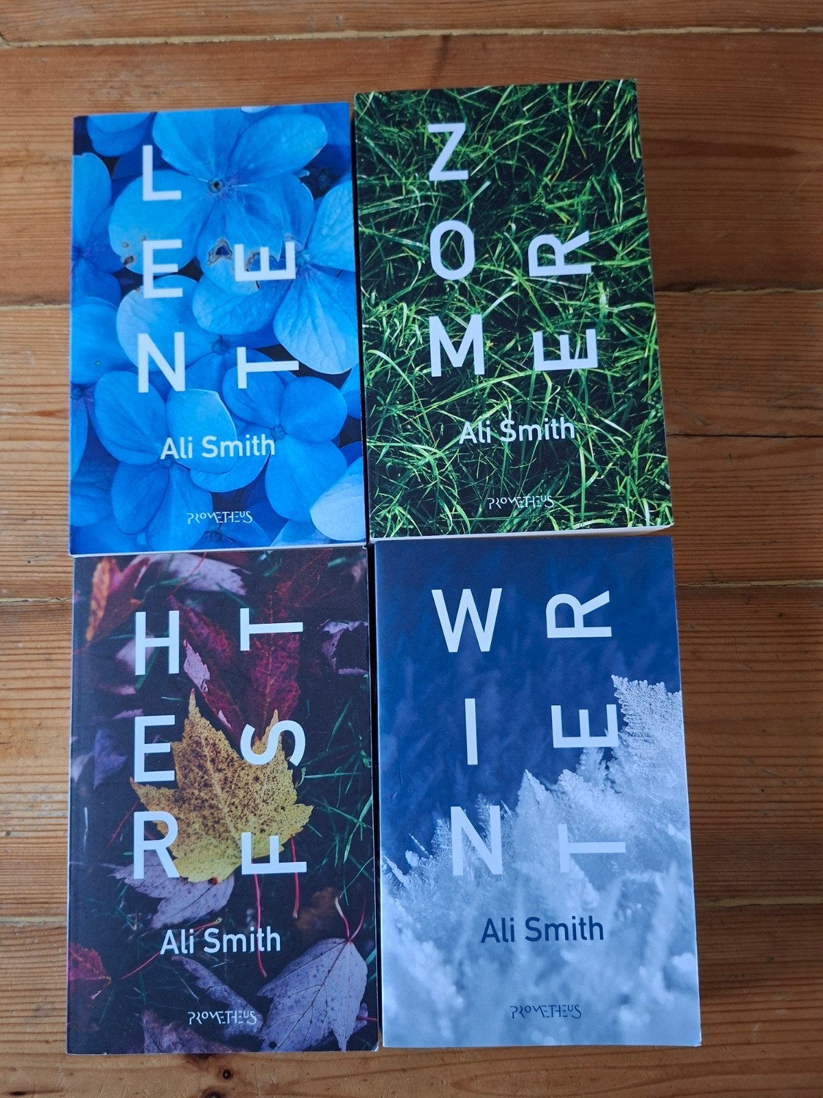 lente, zomer, herfst, winter romancyclus Ali Smith, Boeken, Ophalen of Verzenden, Zo goed als nieuw, Ali Smith