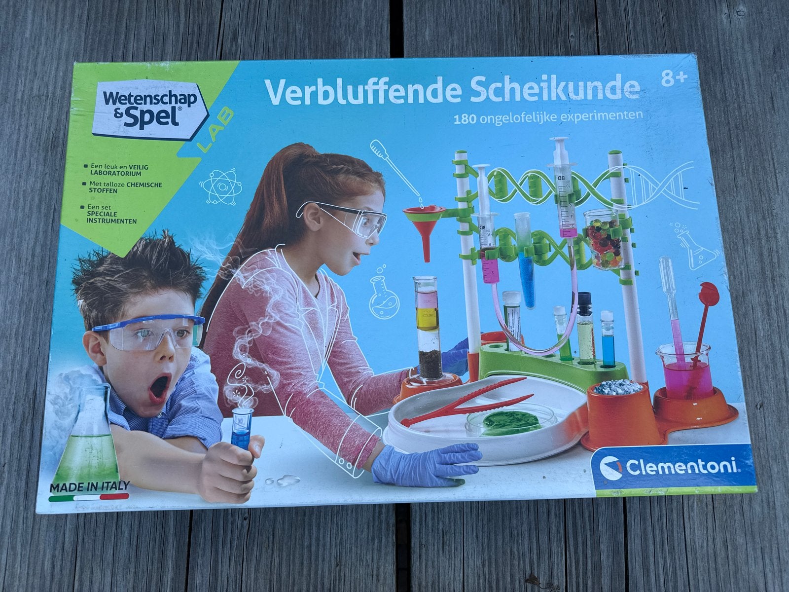 Clementoni Wetenschap & Spel: Verbluffende Scheikunde, Ophalen, Gebruikt, Ontdekken