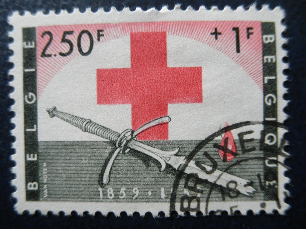 Postzegels België 1959 Rode Kruis nr. 1152 - cw. 2,00., Ophalen of Verzenden, Gestempeld, Rode kruis