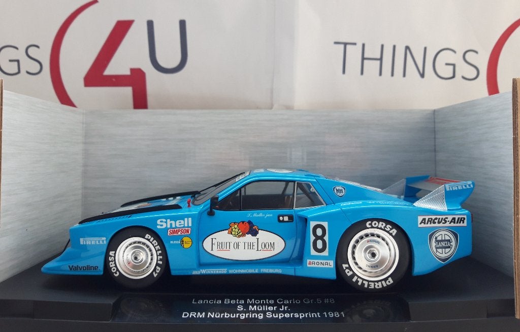 MCG 1:18 Lancia Beta Monte carlo Turbo #8 5e DRM Nürburgring, Hobby en Vrije tijd, Modelauto's | 1:18, Ophalen of Verzenden, Nieuw