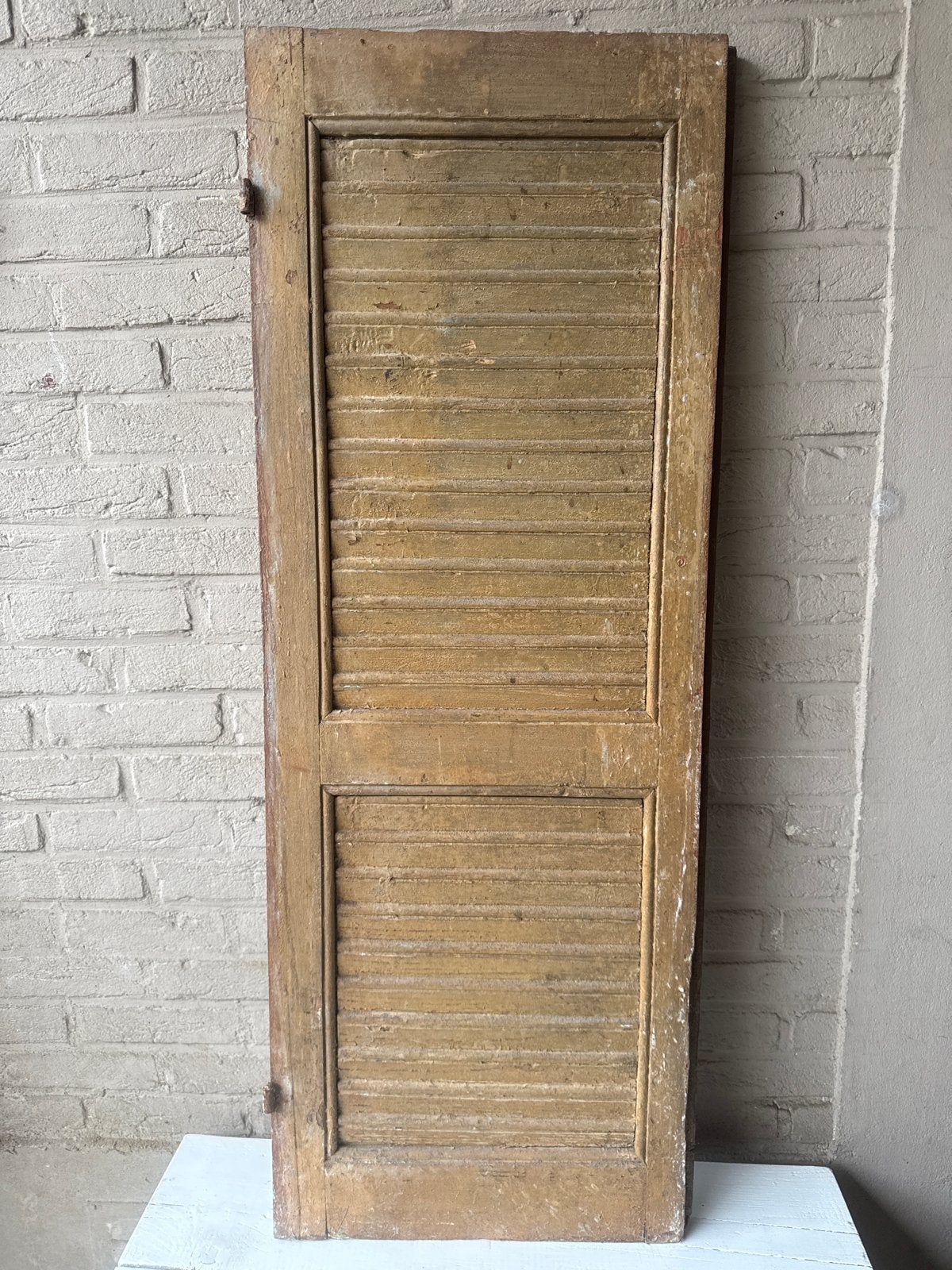 Houten luik 46x122 cm, Ophalen, Gebruikt, Minder dan 80 cm, Overige typen
