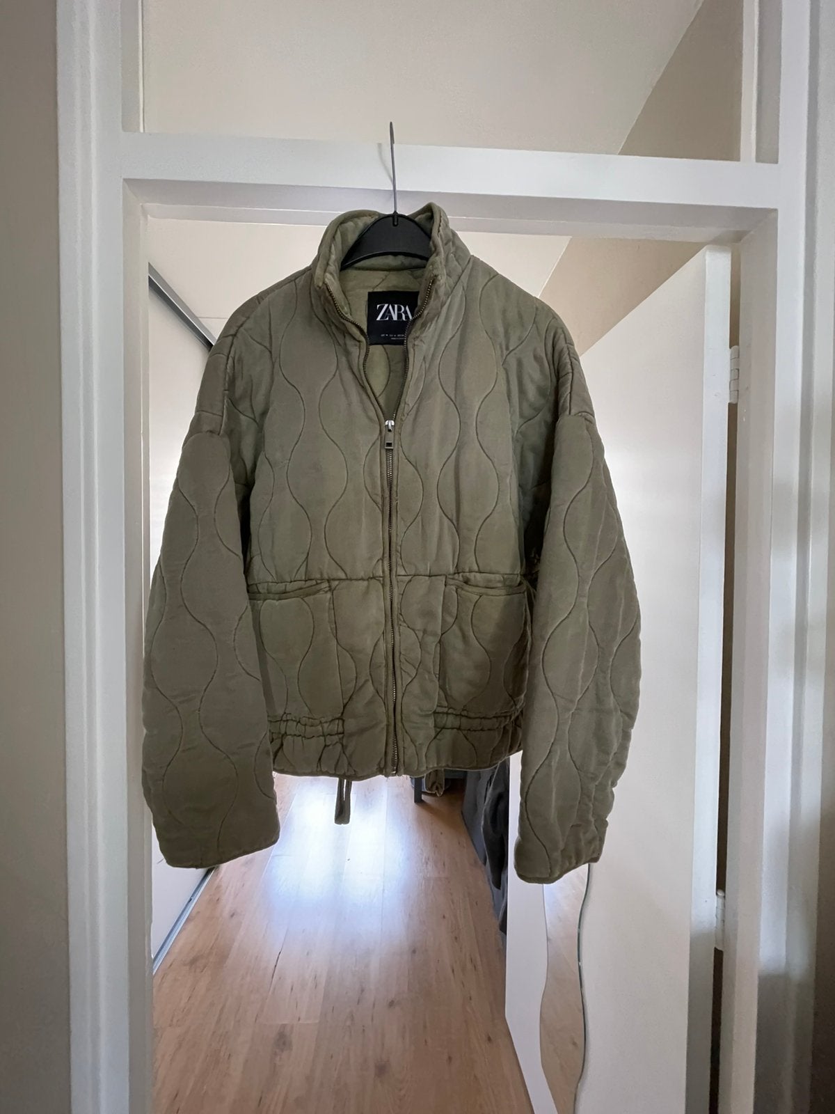 Zara dames jas, Ophalen of Verzenden, Zo goed als nieuw, Maat 38/40 (M), Groen
