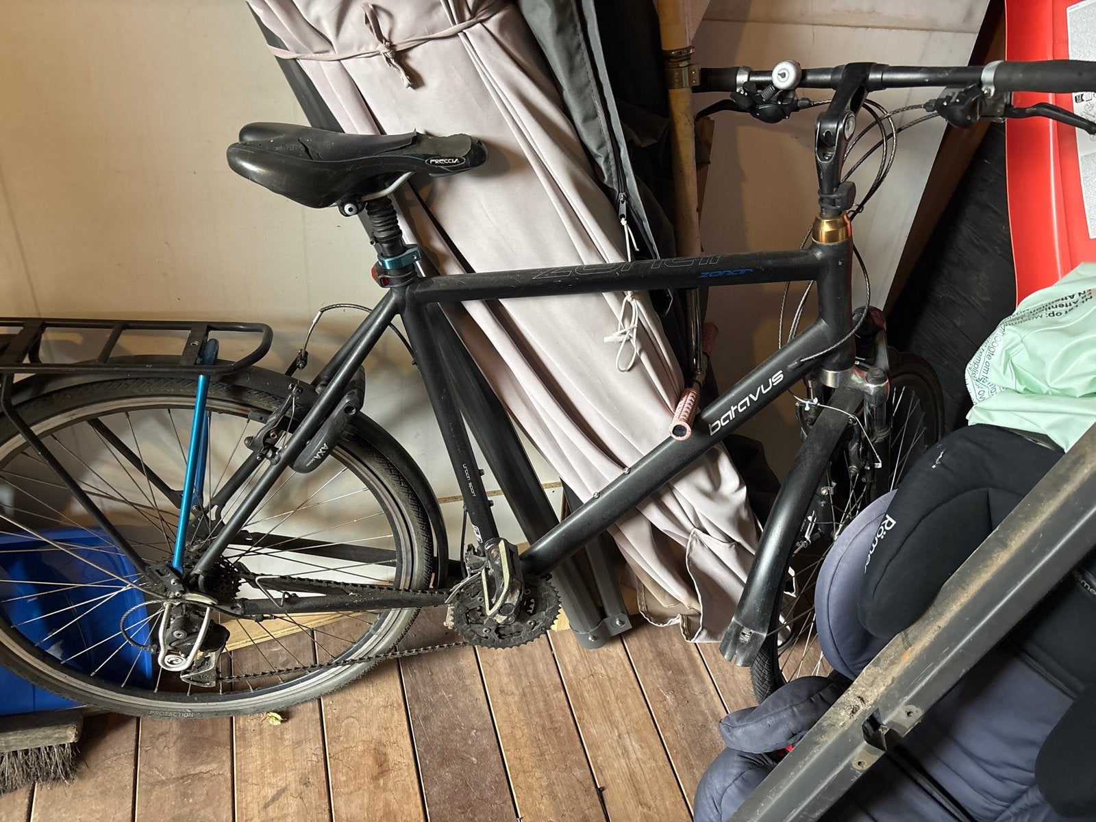 Batavus Zonar herenfiets, Fietsen en Brommers, Fietsen | Heren | Herenfietsen, Ophalen, Gebruikt, Velgrem, Versnellingen