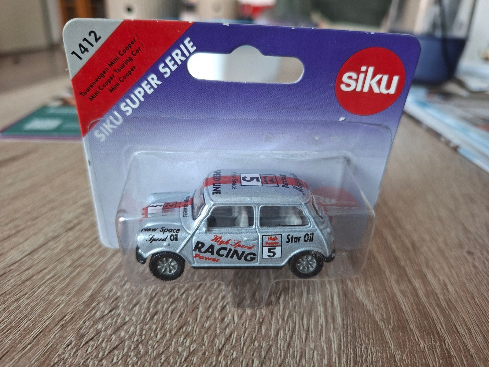 Rover Mini Tourenwagen Racing Siku in blisterverpakking 1412, Ophalen of Verzenden, Zo goed als nieuw, Auto