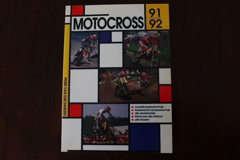 Moto cross seizoen 1991 1992 Alk 885 Peter van der Sanden, Ophalen of Verzenden, Zo goed als nieuw