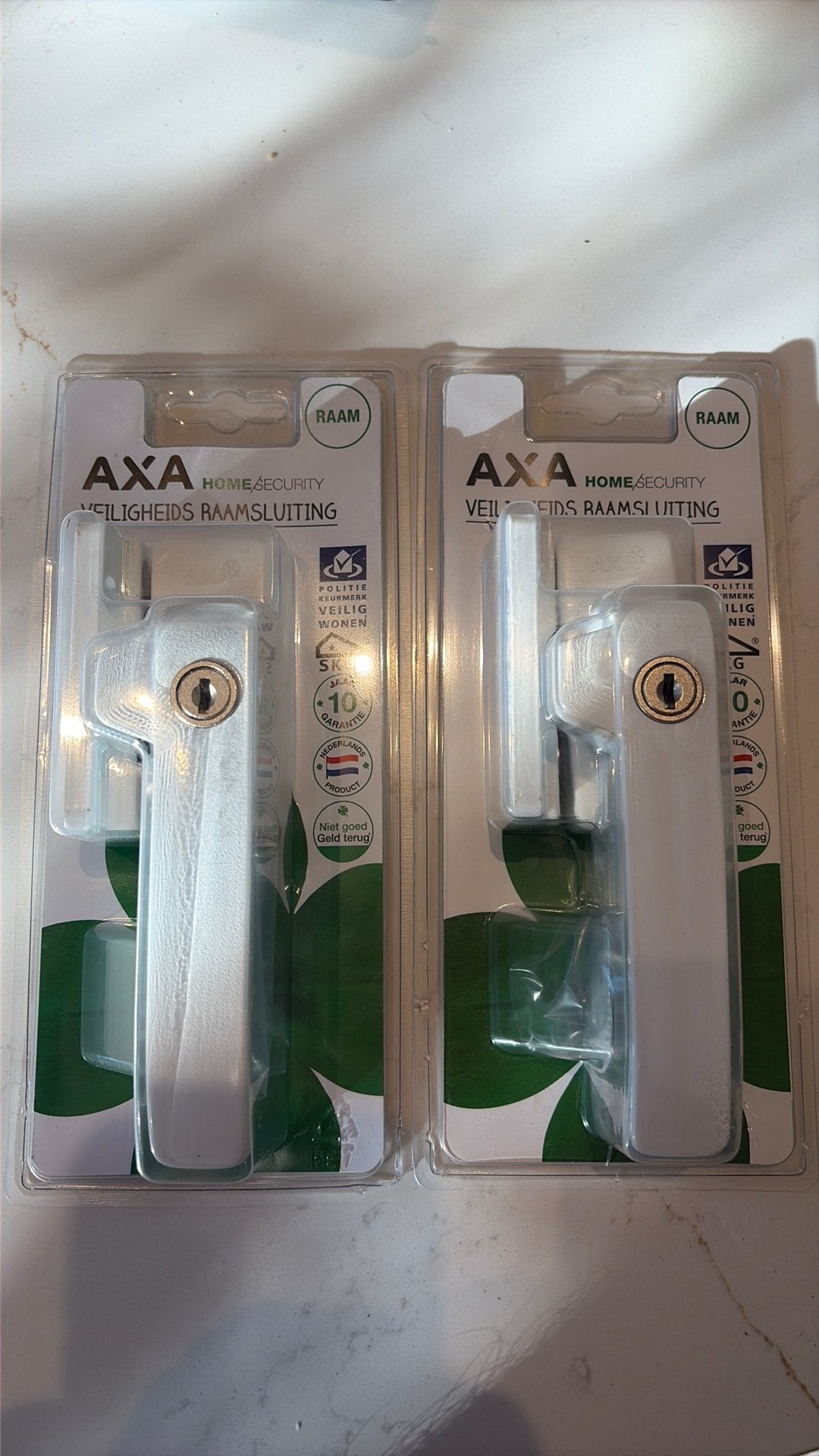 Axa raamslot wit, Ophalen, Nieuw, Overige materialen, Overige typen