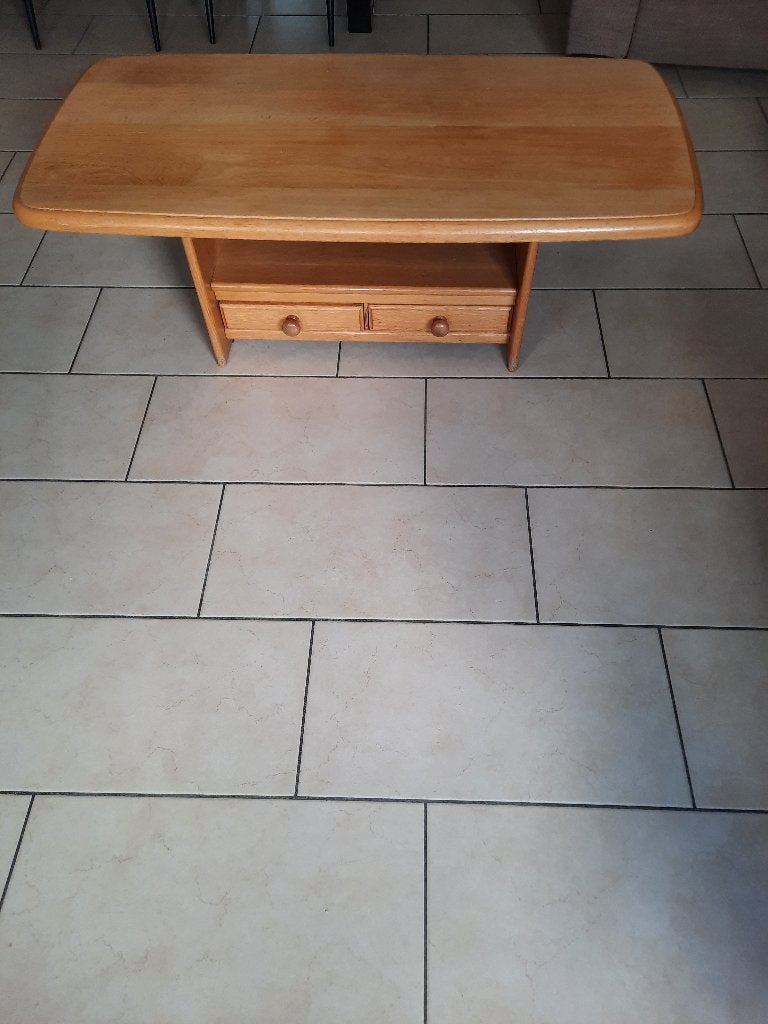 Salontafel - Gratis ophalen, Huis en Inrichting, Ophalen, Gebruikt, 100 tot 150 cm, Eikenhout