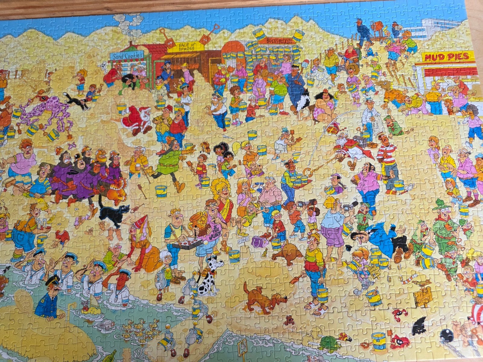 Zgan JAN van Haasteren puzzel 1000st, Hobby en Vrije tijd, Denksport en Puzzels, Ophalen of Verzenden, 500 t/m 1500 stukjes, Zo goed als nieuw