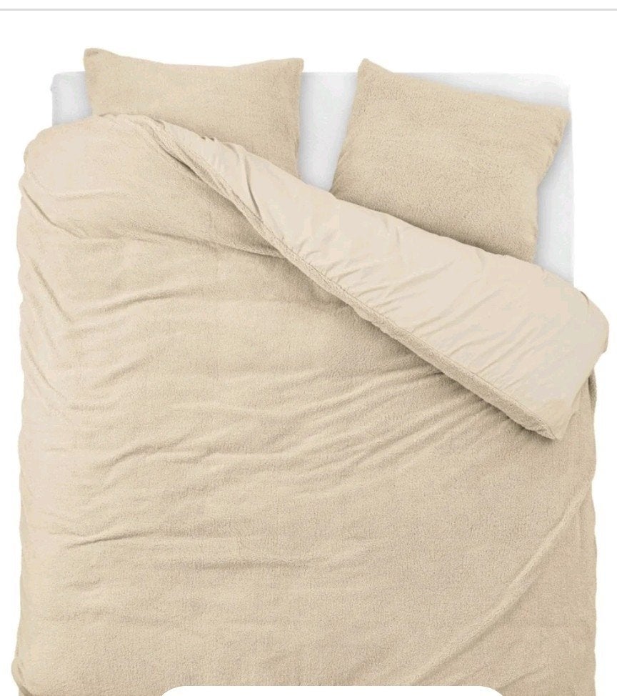 Sleeptime Teddy Dekbedovertrek 240x200/220 incl. slopen, Anti-allergisch, Bruin, Dekbedovertrek, Onbekend