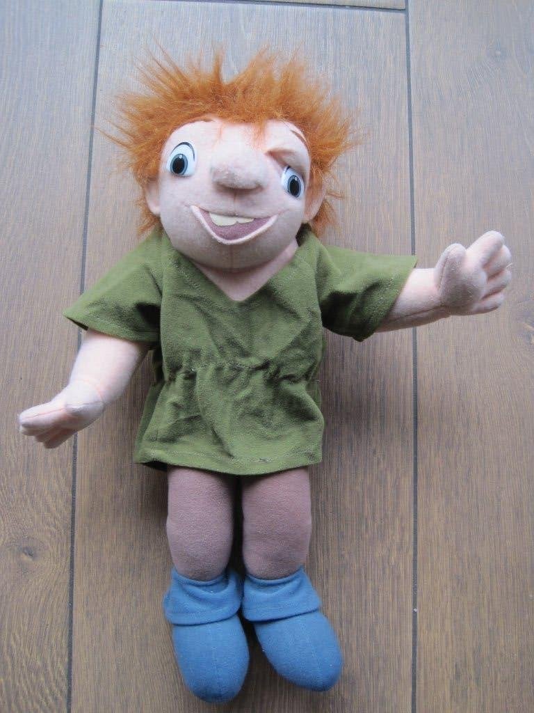 Quasimodo Pluche pop. 1995. Zgan. 40 cm hoog. Klokkenluider, Ophalen of Verzenden, Zo goed als nieuw, Pop