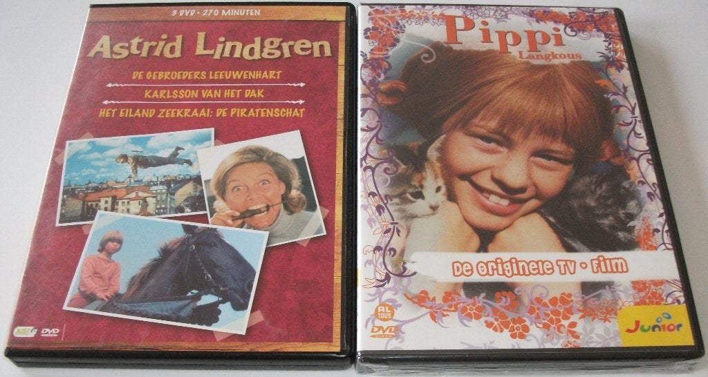 Film-Serie *** ASTRID LINDGREN *** 2 stuks, Cd's en Dvd's, Alle leeftijden, Ophalen of Verzenden, Zo goed als nieuw, Nederlands