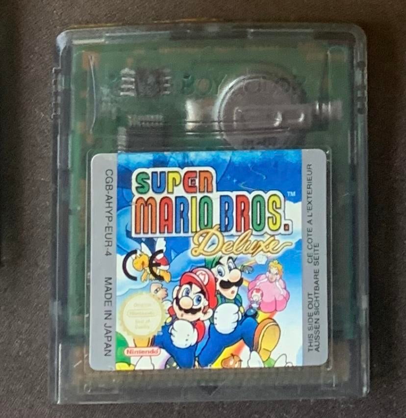 Super Mario Bros. Deluxe - Game Boy Color Spel, Spelcomputers en Games, Games | Nintendo Game Boy, Ophalen, Gebruikt, 1 speler