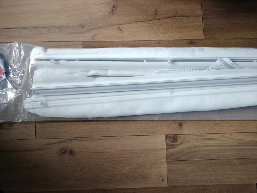 Nieuw Veneta Vouwgordijn Wit - 1x100cm en 1x247cm, Ophalen, Nieuw, Wit